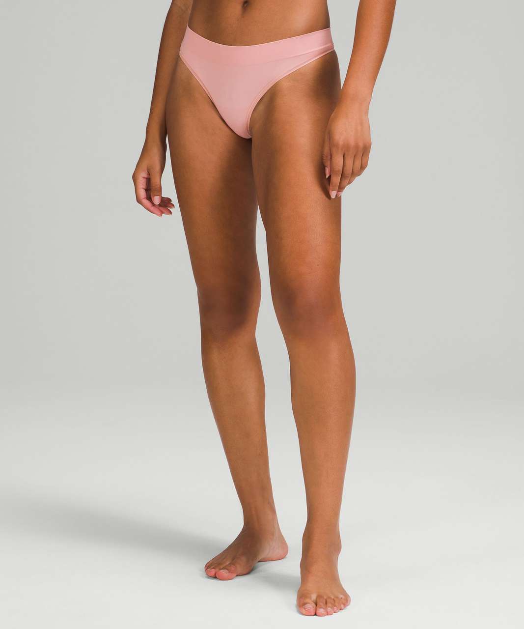 Lululemon Seamless Mid-Rise Thong - Pink Puff