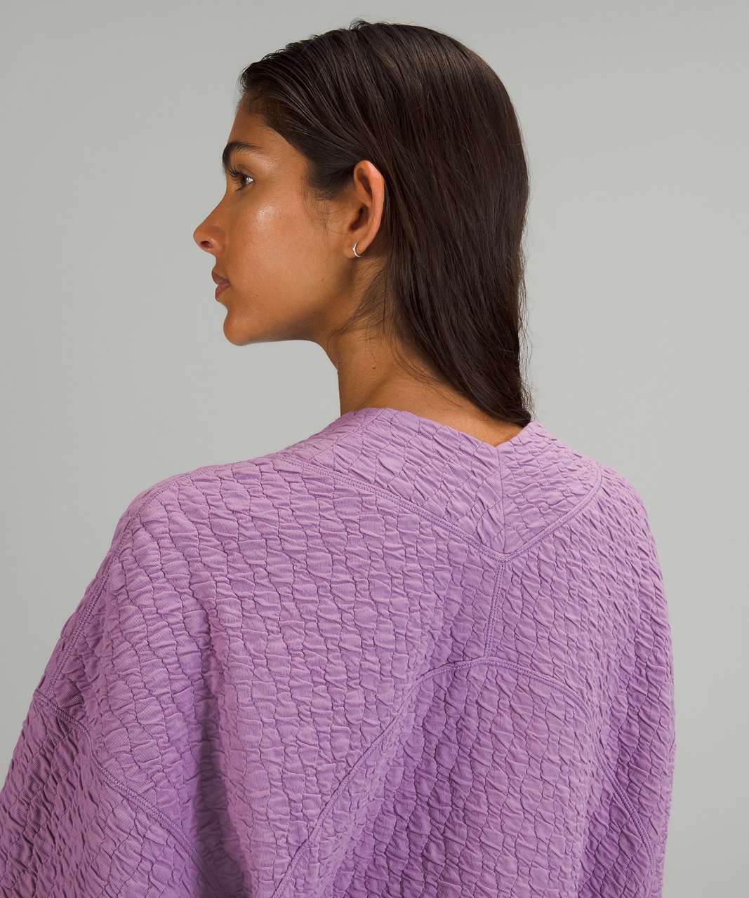 Lululemon Rippled V-Neck Pullover - Wisteria Purple