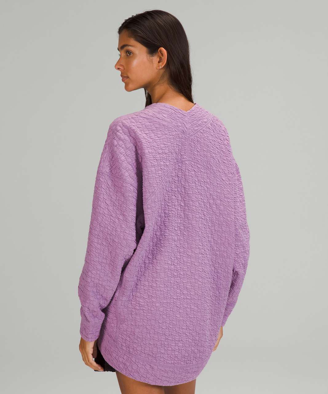 Lululemon Rippled V-Neck Pullover Wisteria Purple‎ size 6 - $80 - From  Eunice