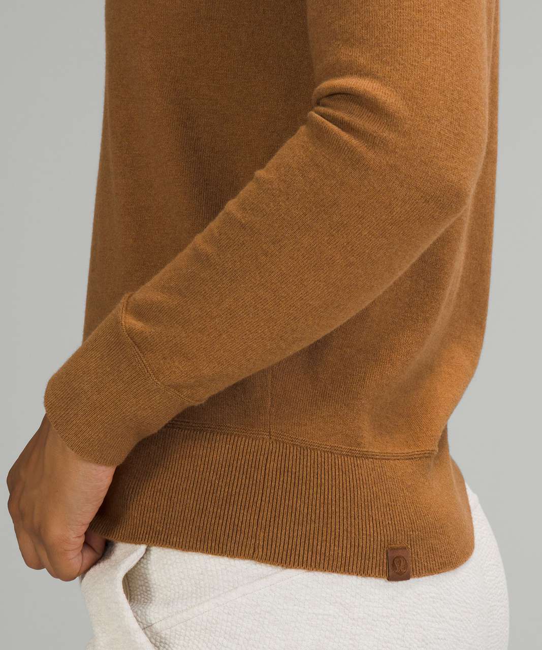 Lululemon Cotton-Cashmere Blend Sweater - Copper Brown
