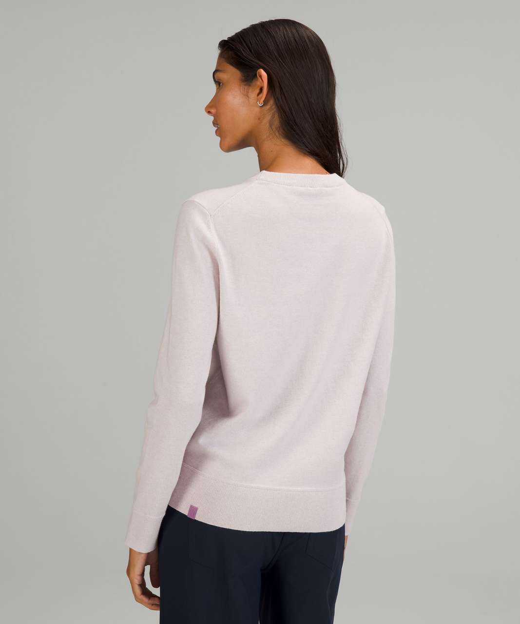 Lululemon Cotton-Cashmere Blend Sweater - Wisteria Purple