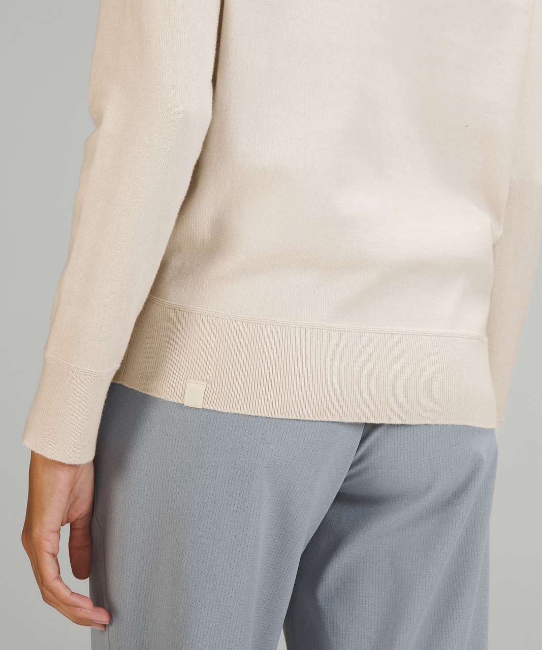 Lululemon Cotton-Cashmere Blend Sweater - White Opal