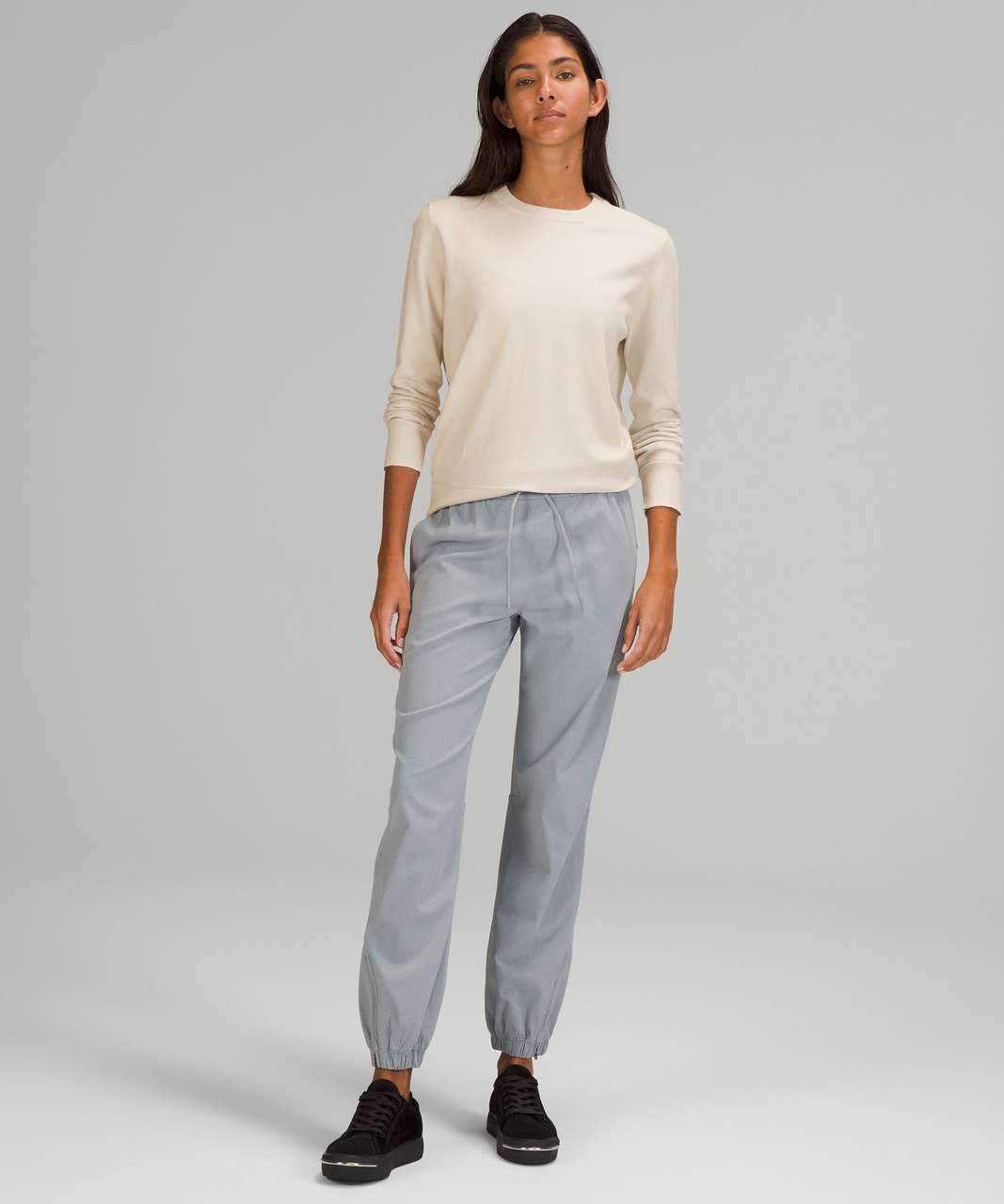 Lululemon Cotton-Cashmere Blend Sweater - White Opal - lulu fanatics