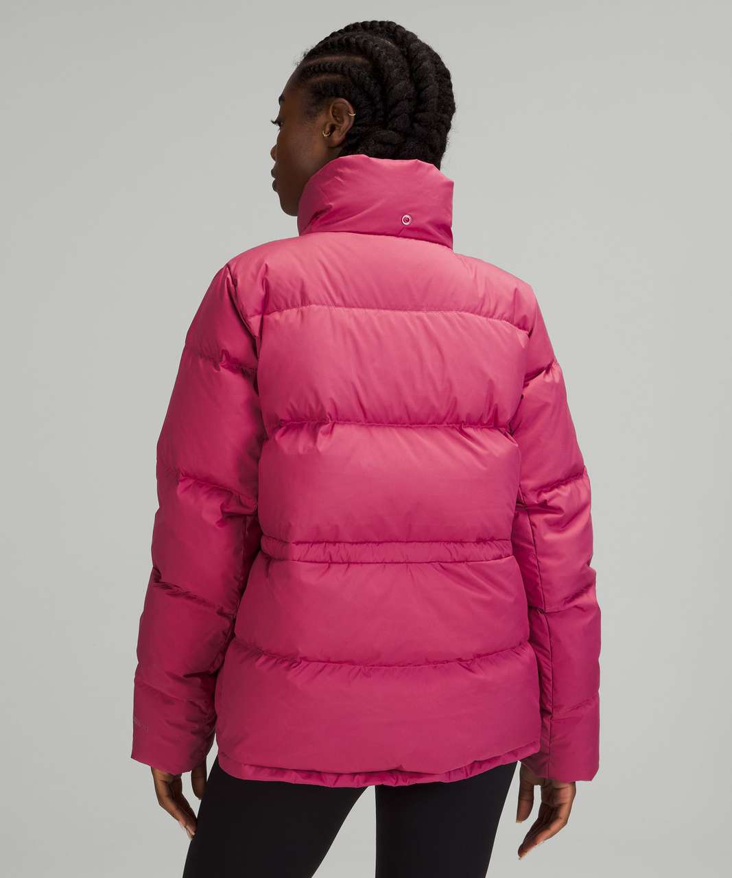 NEW Women Lululemon Wunder Puff Jacket Pink Lychee Size 10