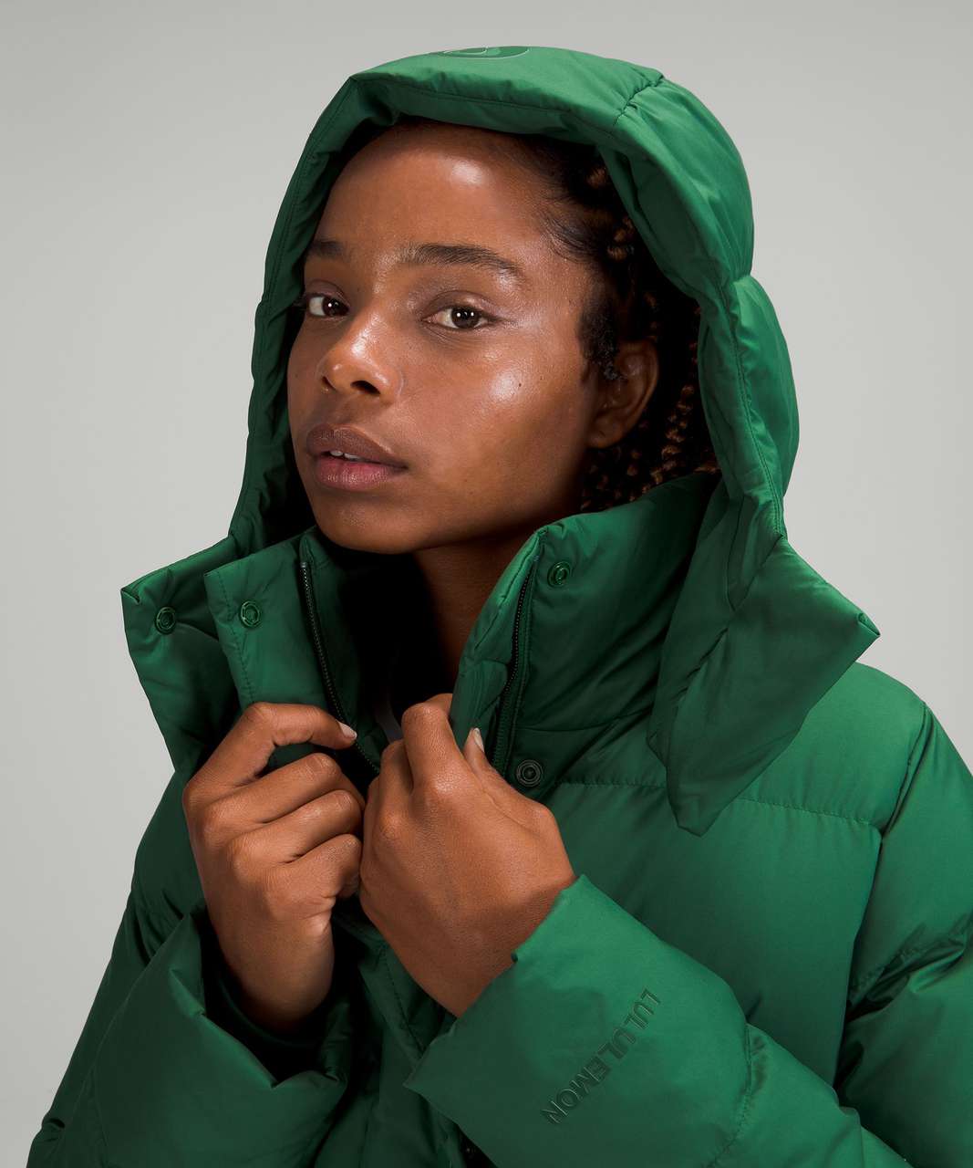 Lululemon Wunder Puff Jacket - Everglade Green - lulu fanatics