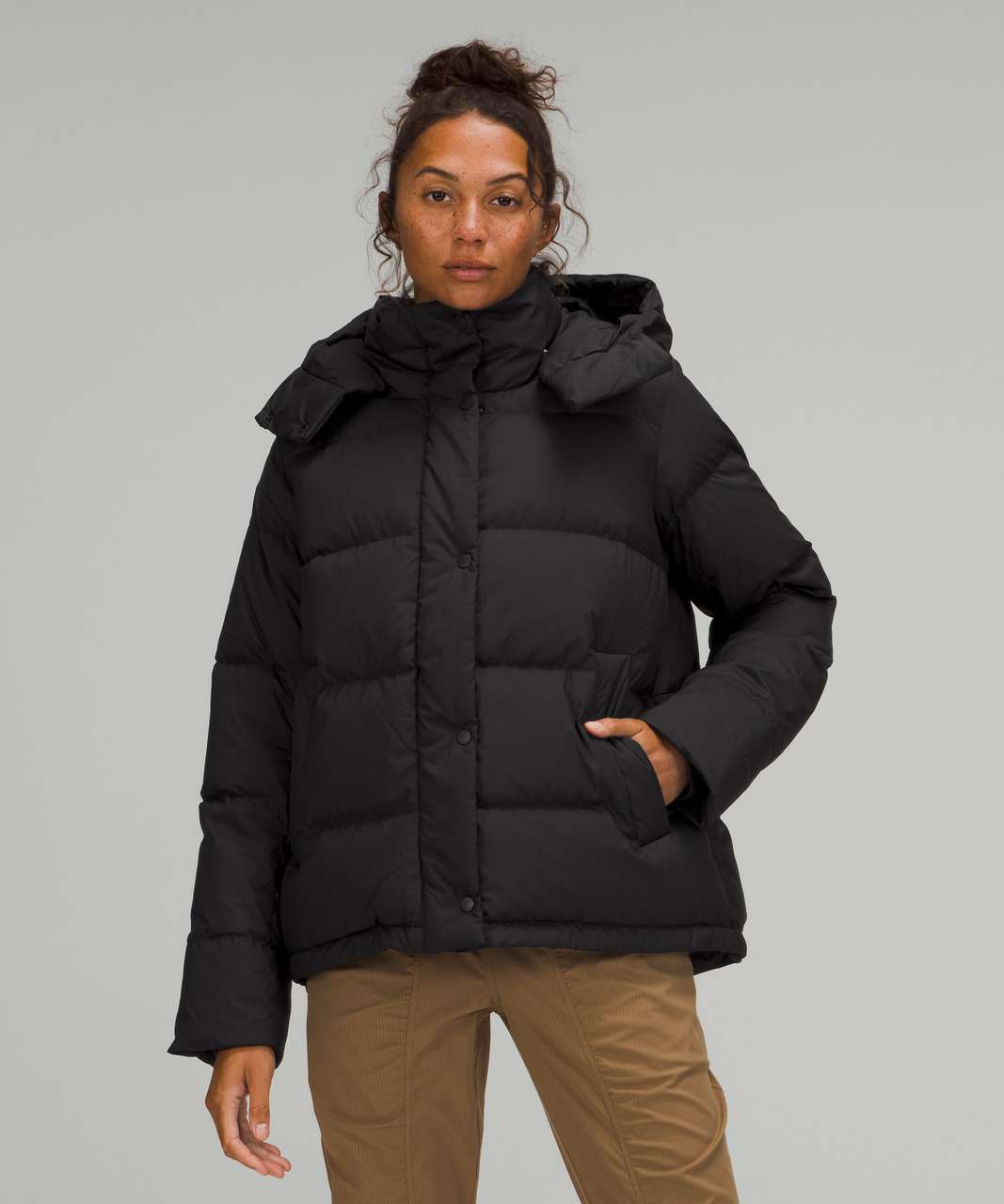 Lululemon Down Jacket - Black - lulu fanatics