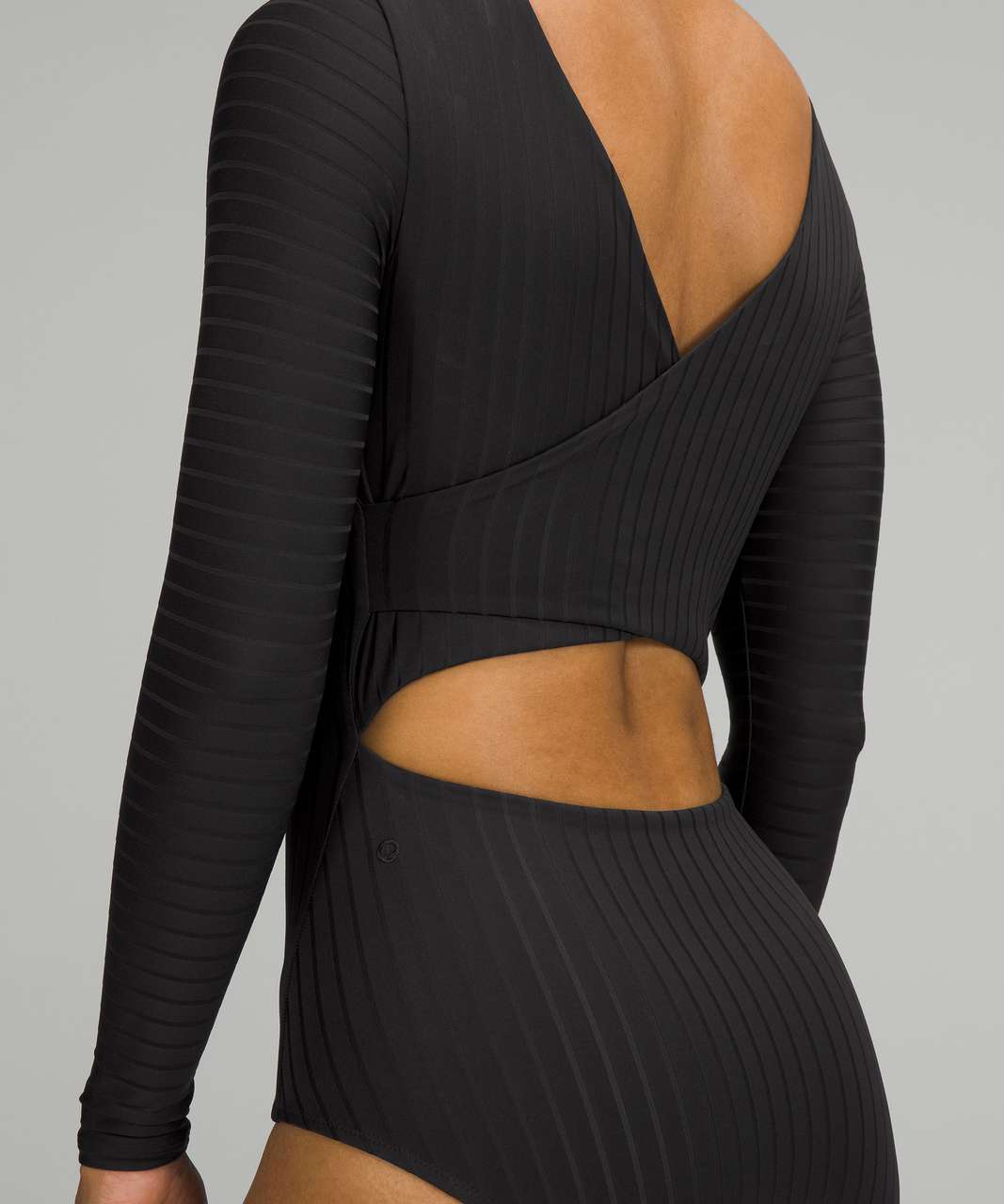 Lulus Lulu's  Ravalli Black Lace Ribbed Long Sleeve Bodysuit - $35 - From  Rachel