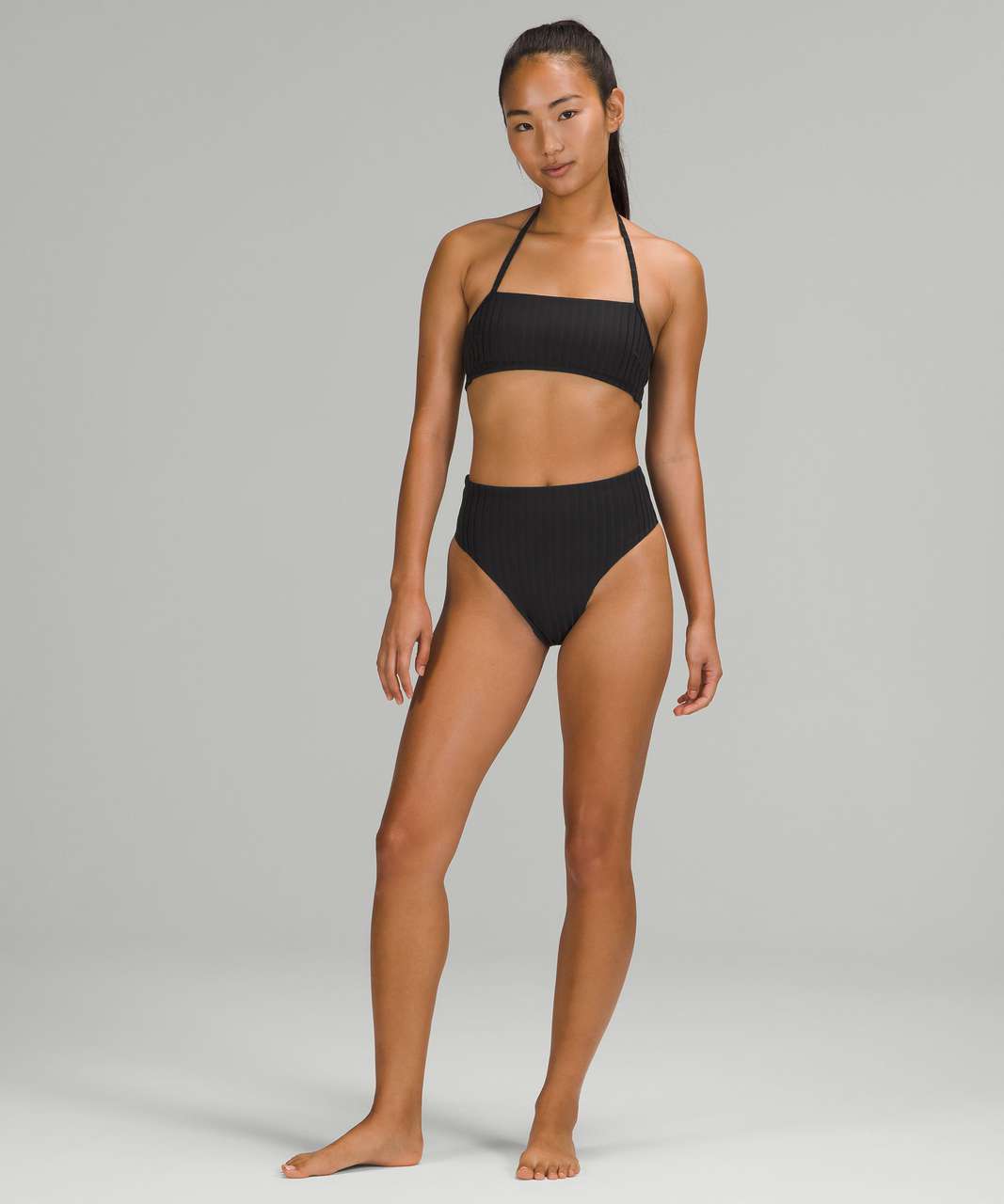 Lululemon Ribbed High-Waist Extra-Skimpy Swim Bottom - Rainforest