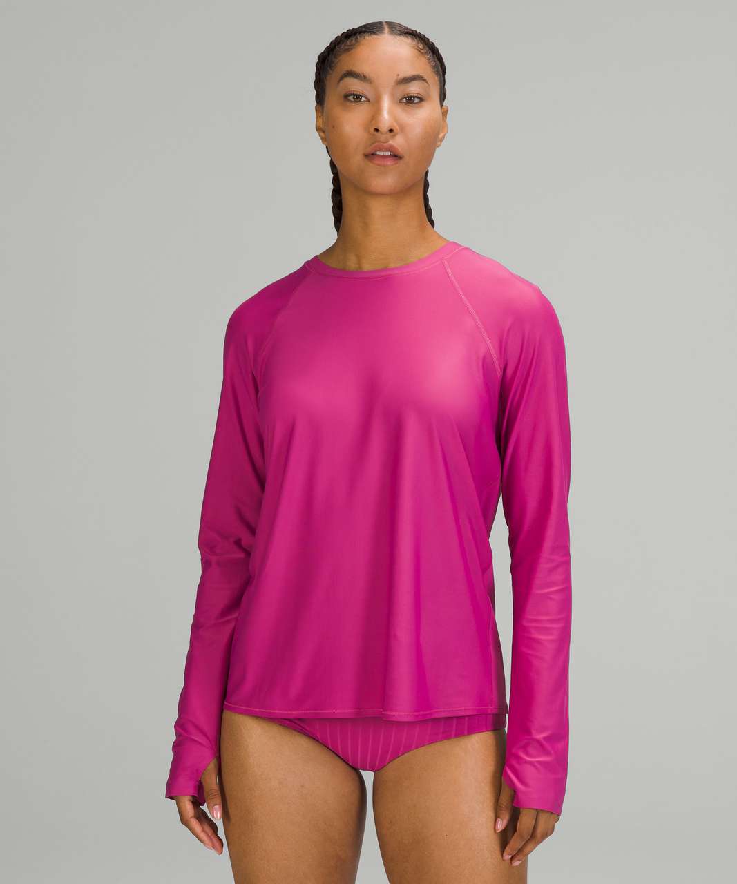 Lululemon Waterside Relaxed UV Protection Short Sleeve - Pink Lychee - lulu  fanatics