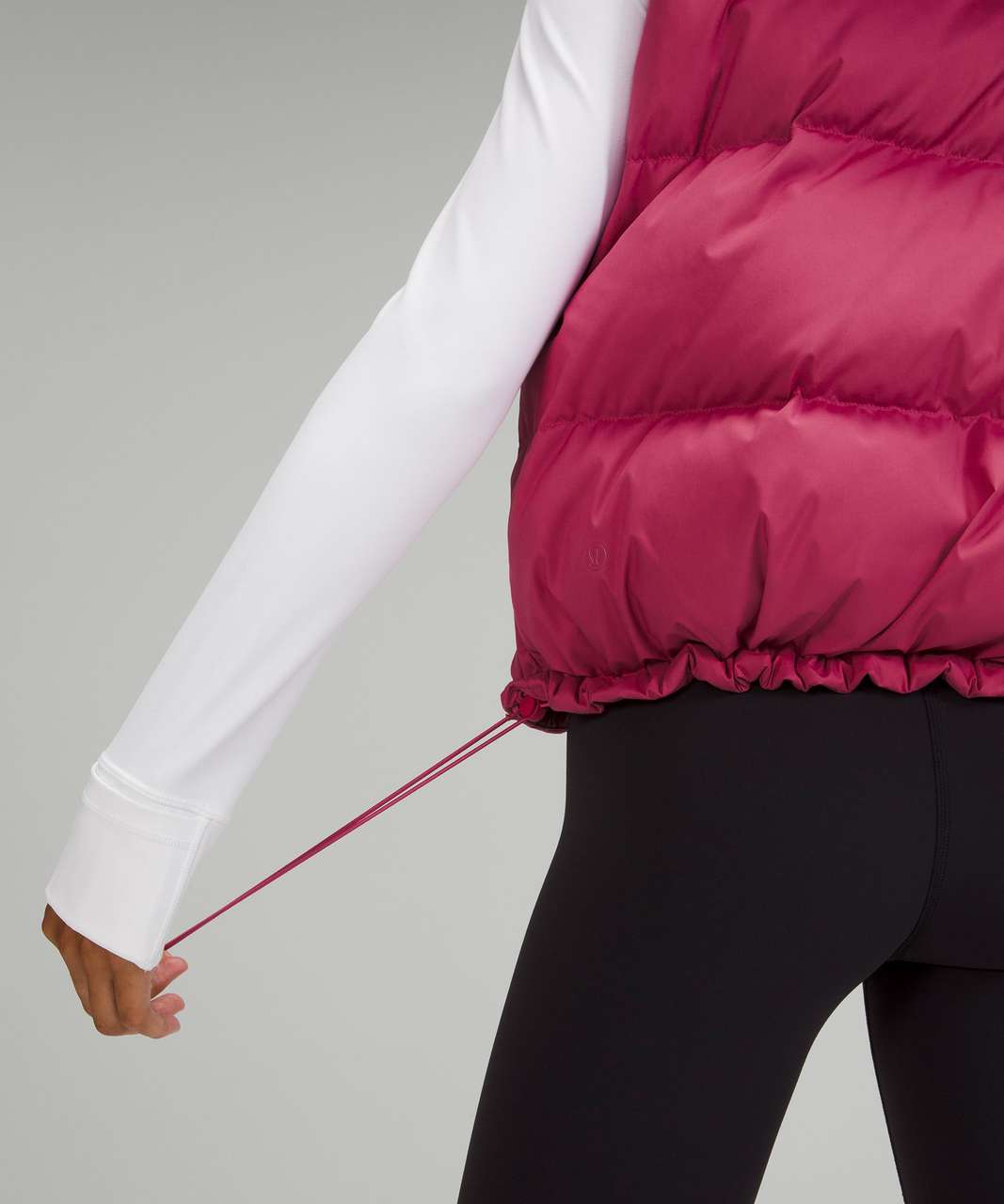 Lululemon Wunder Puff Crop Vest - Pink Lychee