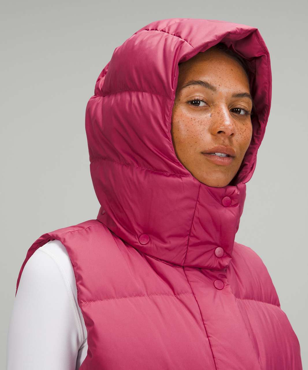 LULULEMON WUNDER PUFF Cropped Jacket Coat Pink Lychee Goose Down Size 2  £160.10 - PicClick UK