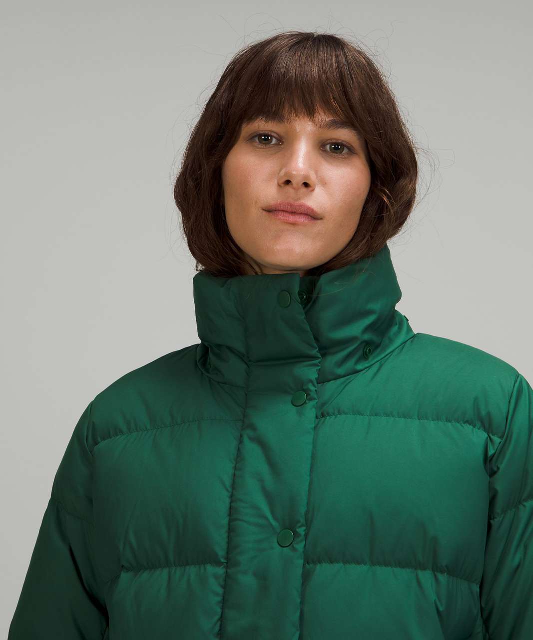 Lululemon Wunder Puff Jacket - Everglade Green - lulu fanatics