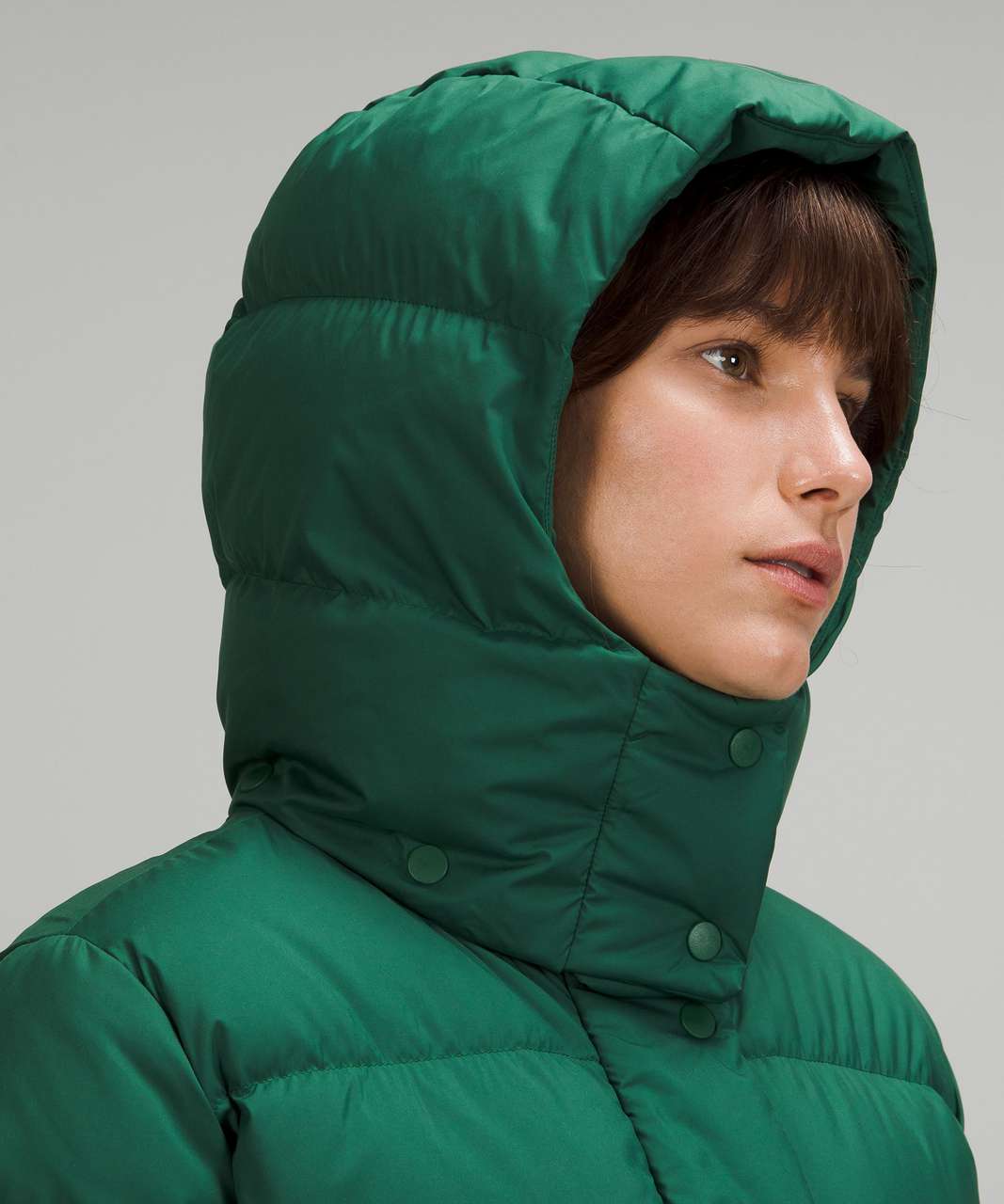 NWT Lululemon Wunder Puff Jacket Everglade Green 600 Goose Down Puffer Size  : 8