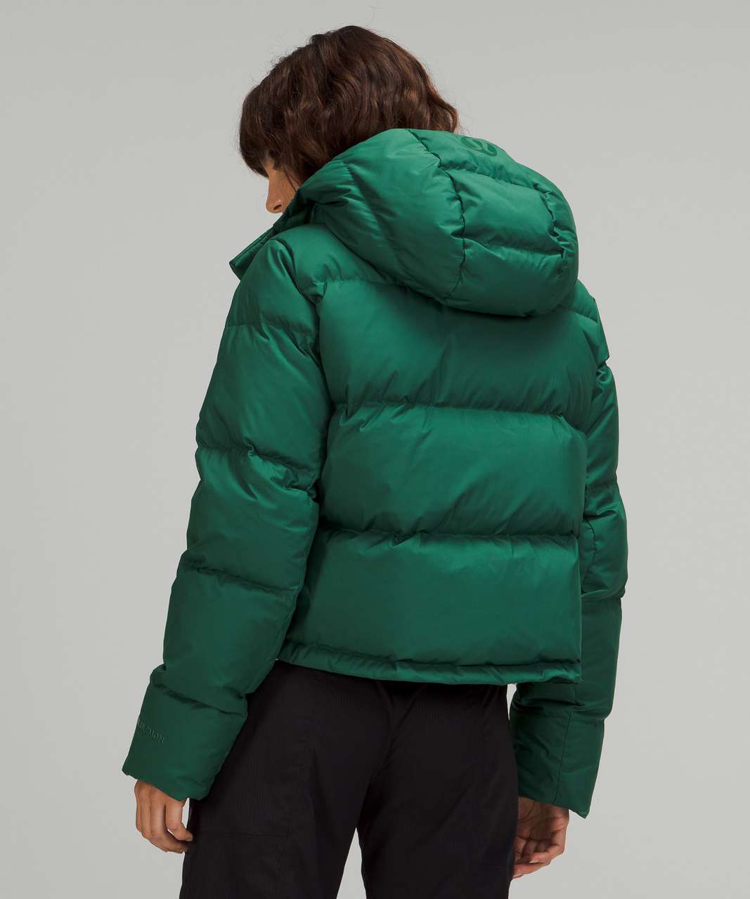 Lululemon Lululemon wunder puff cropped jacket Everglades green