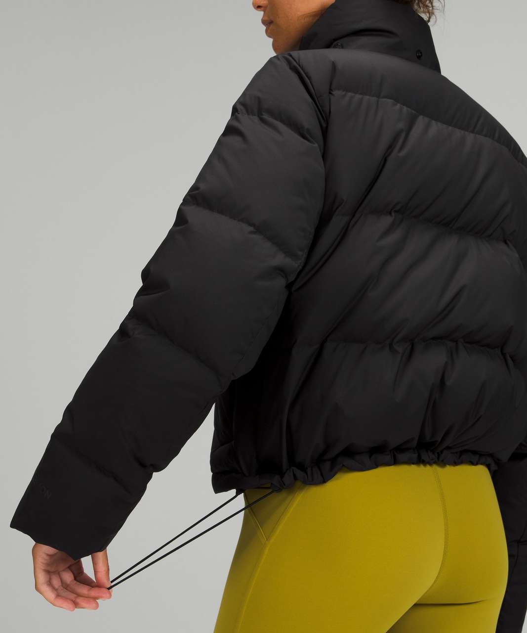 Lululemon Wunder Puff Cropped Jacket - Black (Second Release) - lulu  fanatics