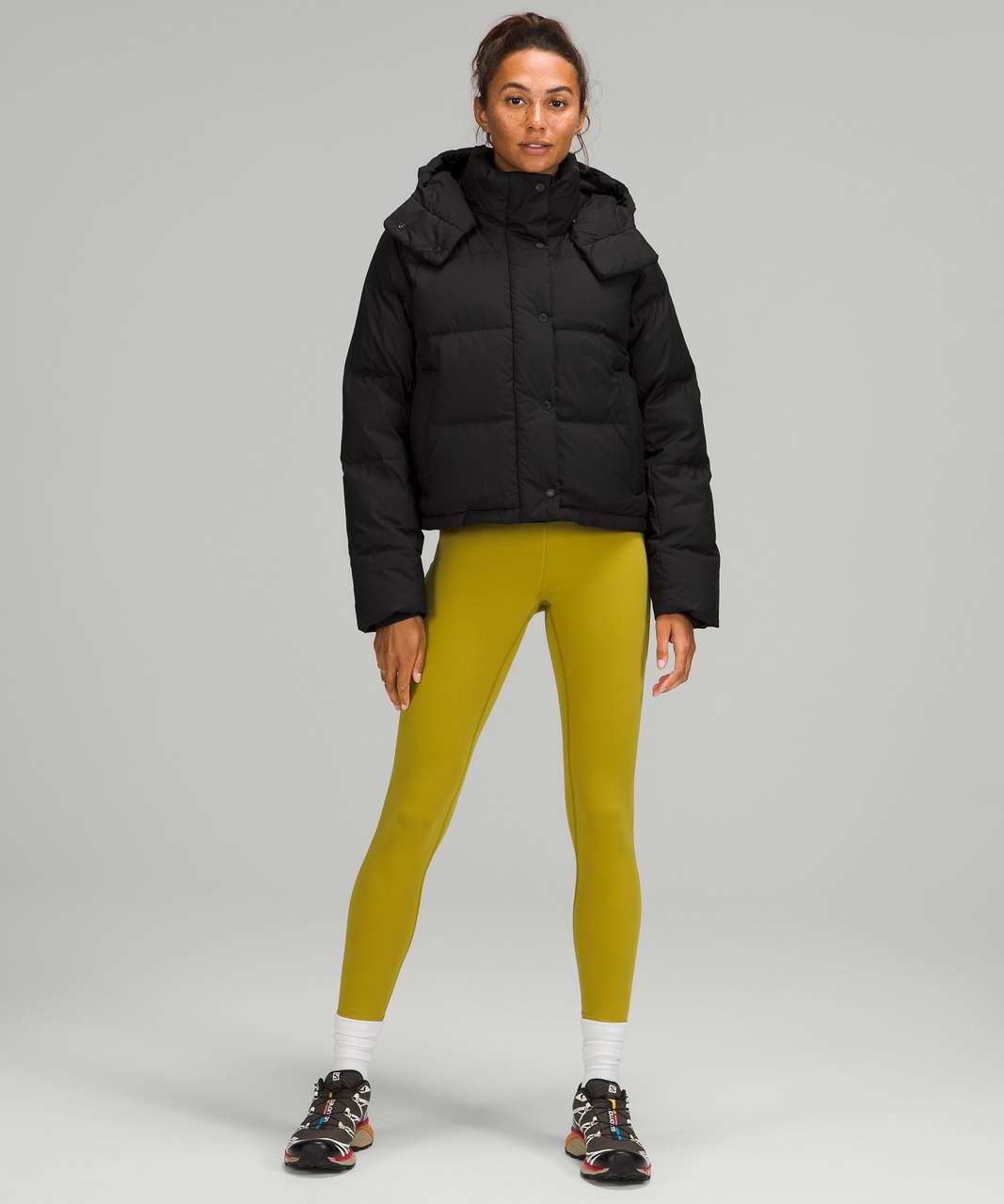 Lululemon Wunder Puff Cropped Jacket - Black (Second Release