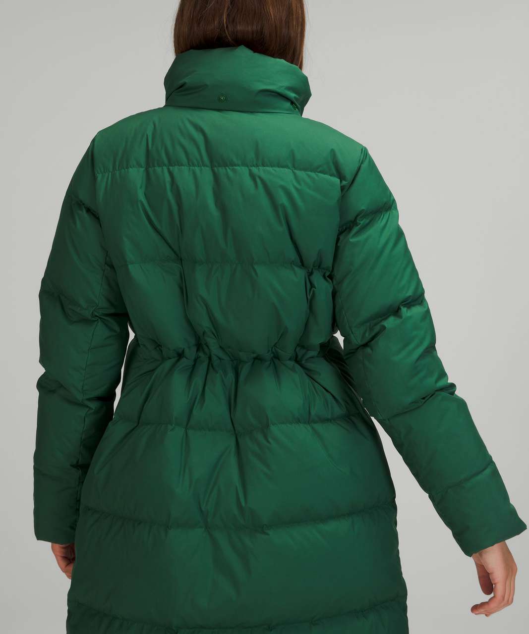 Lululemon Wunder Puff Jacket *Long - Everglade Green - lulu fanatics