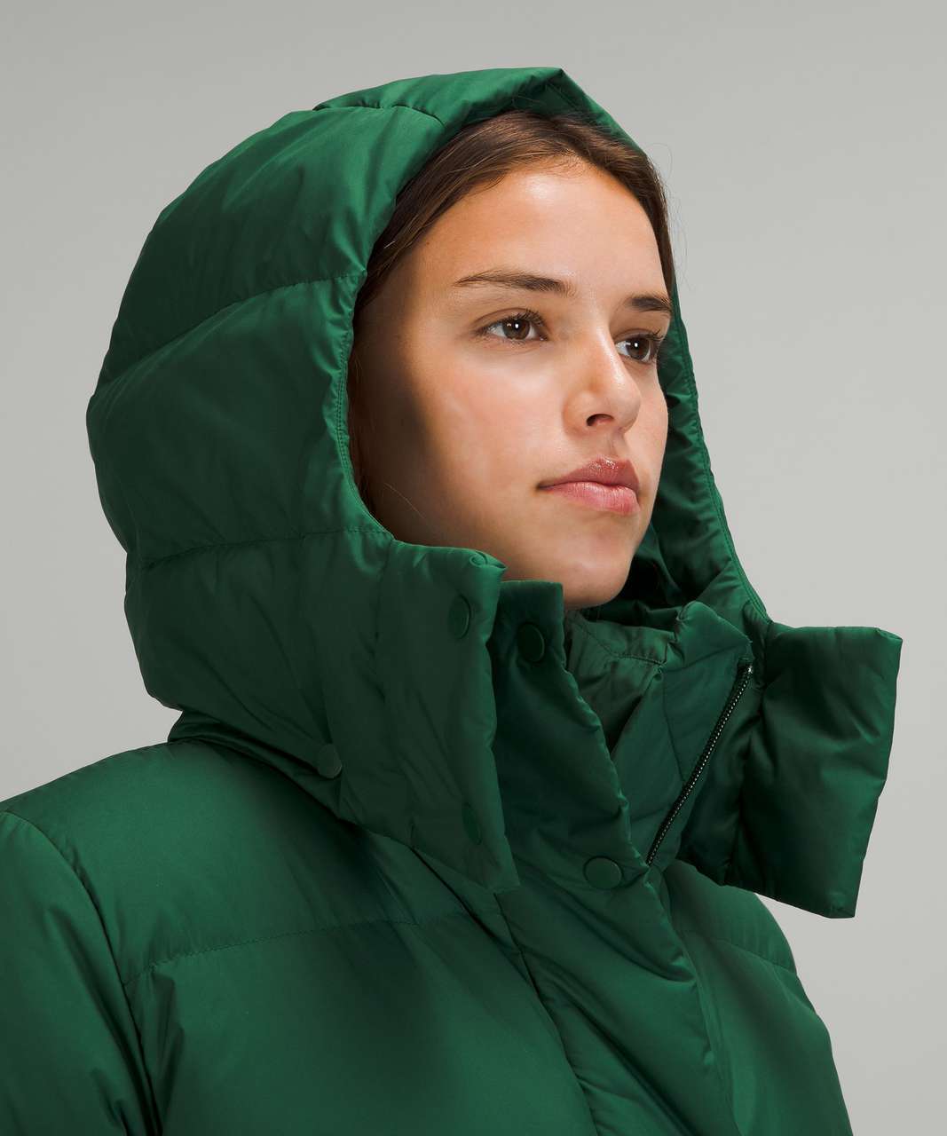 Lululemon Wunder Puff Jacket *Long - Everglade Green