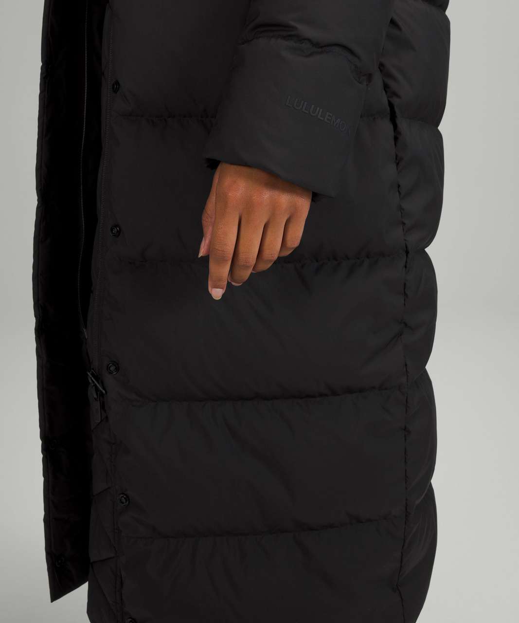 Lululemon Wunder Puff Jacket *Long - Black - lulu fanatics