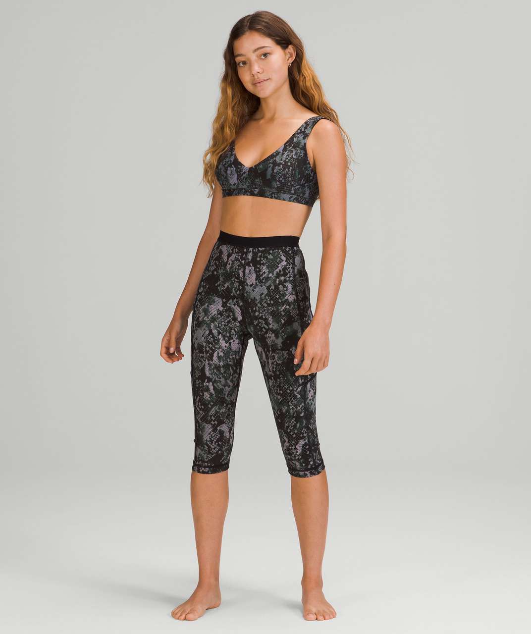 Lululemon High Rise Paddle Crop 15.75" - Hideaway Multi