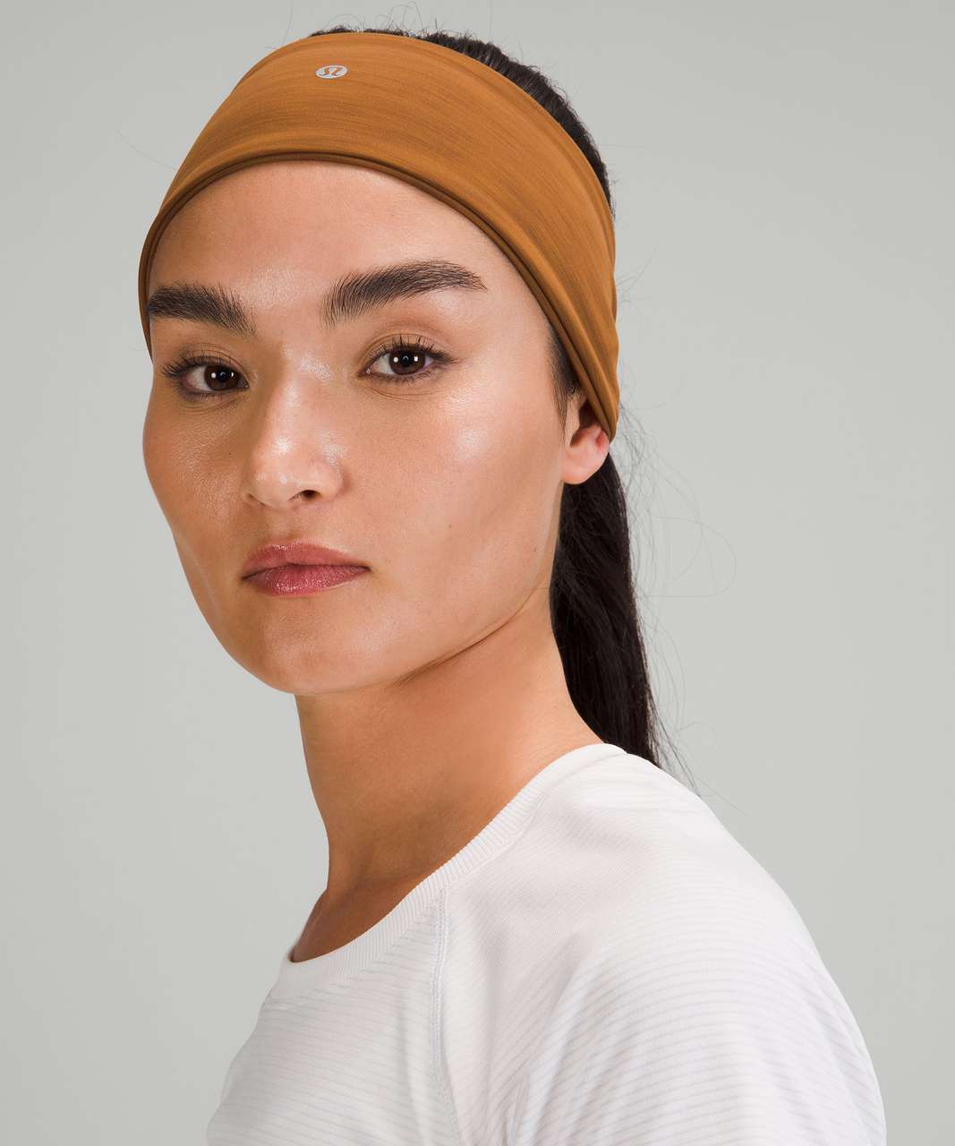 Lululemon Wunder Train Headband - Heathered Copper Brown