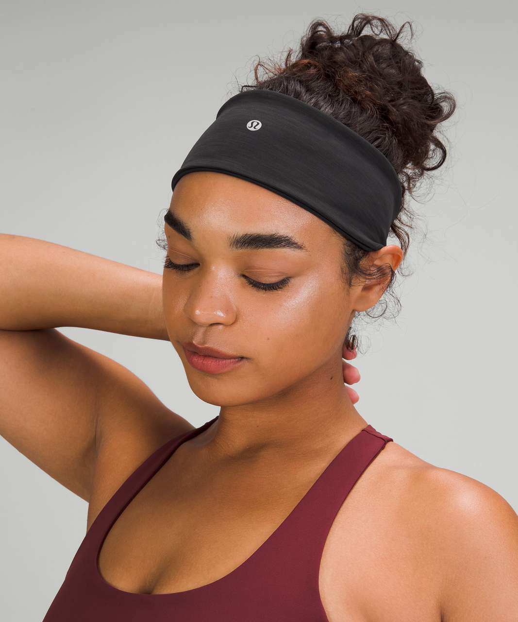 Lululemon Wunder Train Headband - Heathered Black