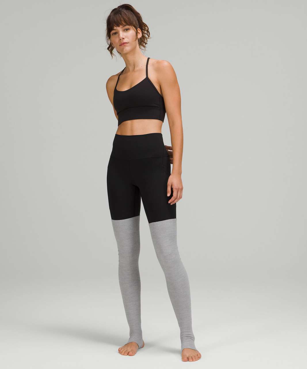 Lululemon Evolution Leg Warmer - Heathered Rhino Grey