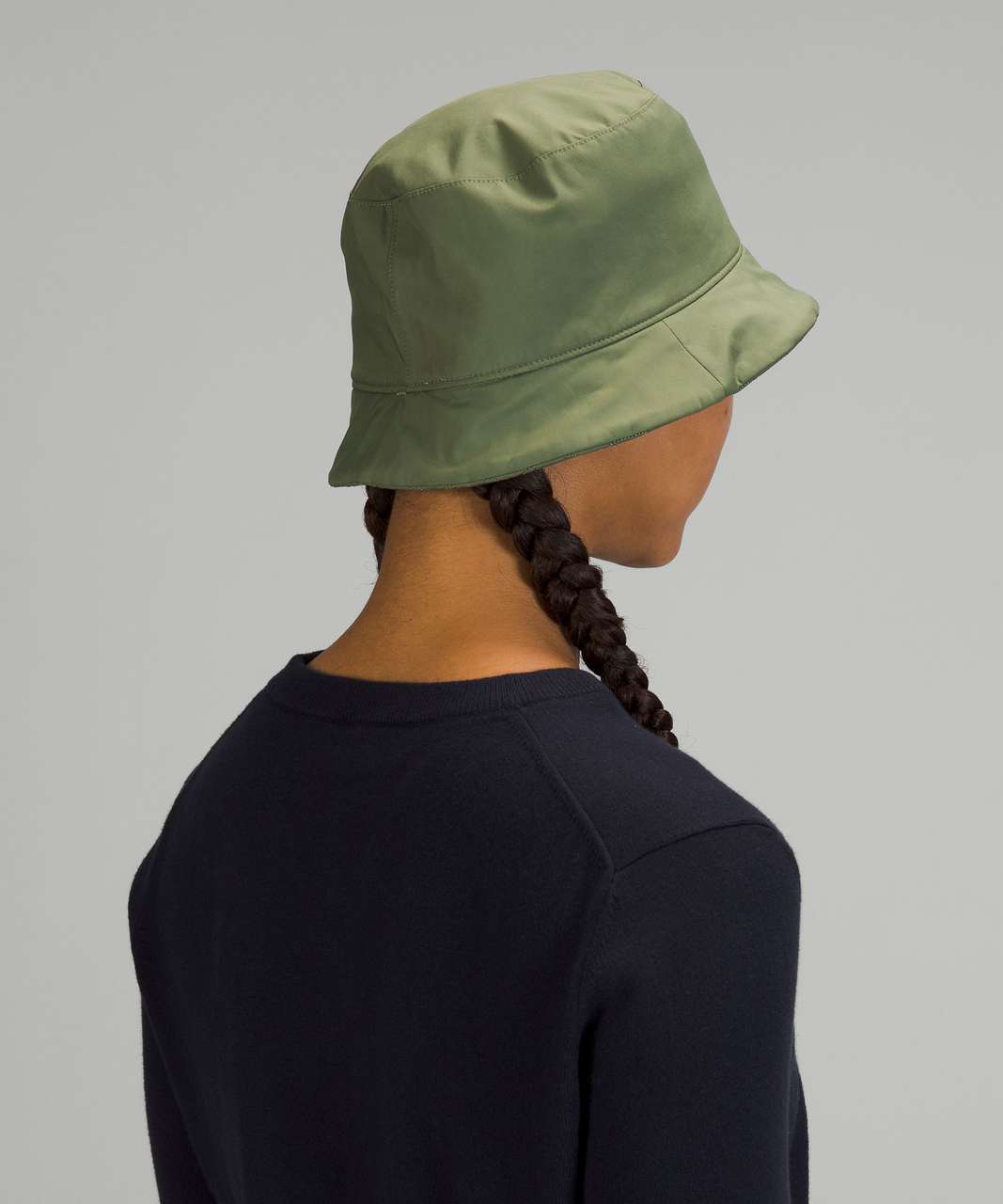 Lululemon Reversible Quilted Bucket Hat - Green Twill