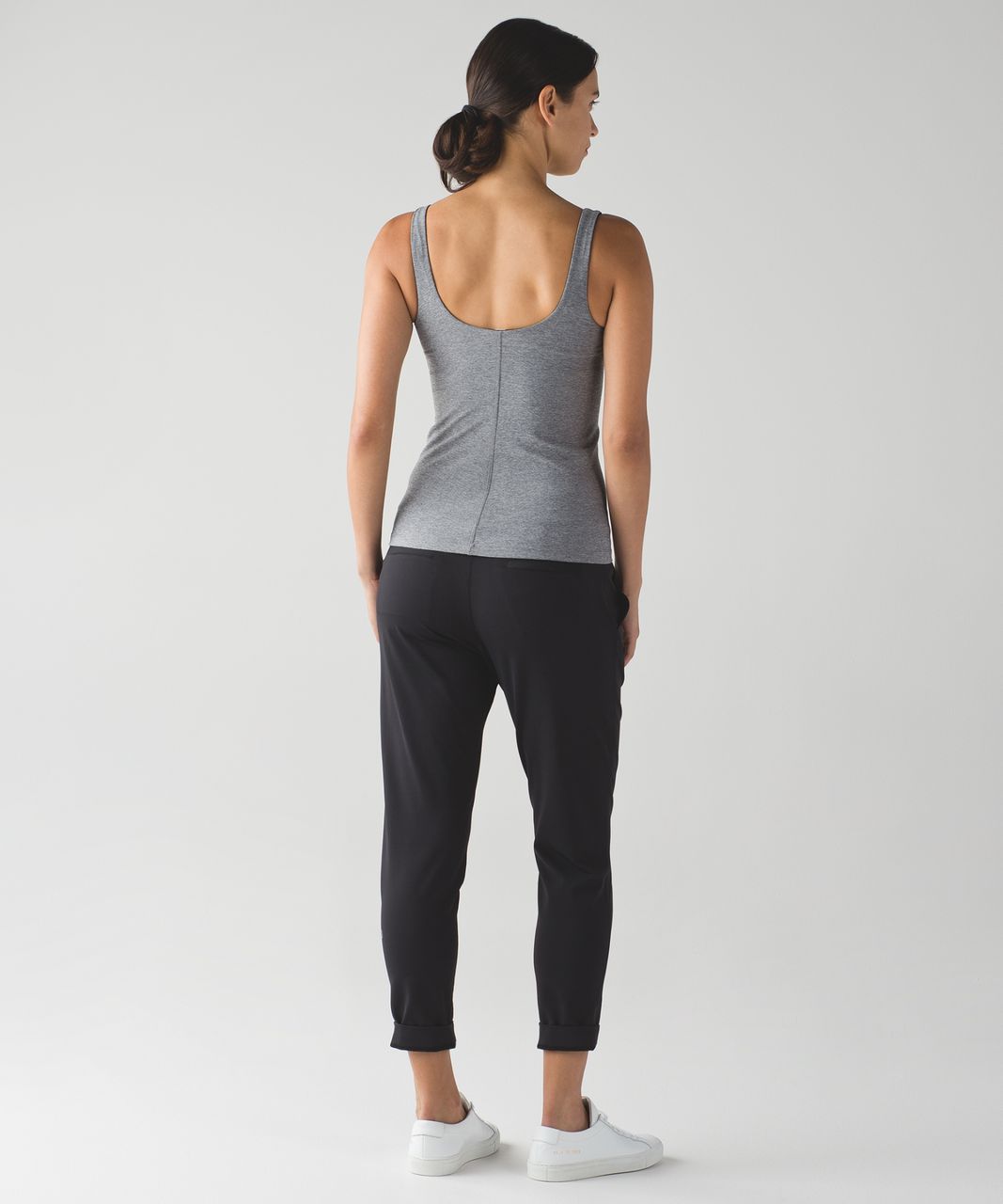 Lululemon Contour Tank - Heathered Slate - lulu fanatics