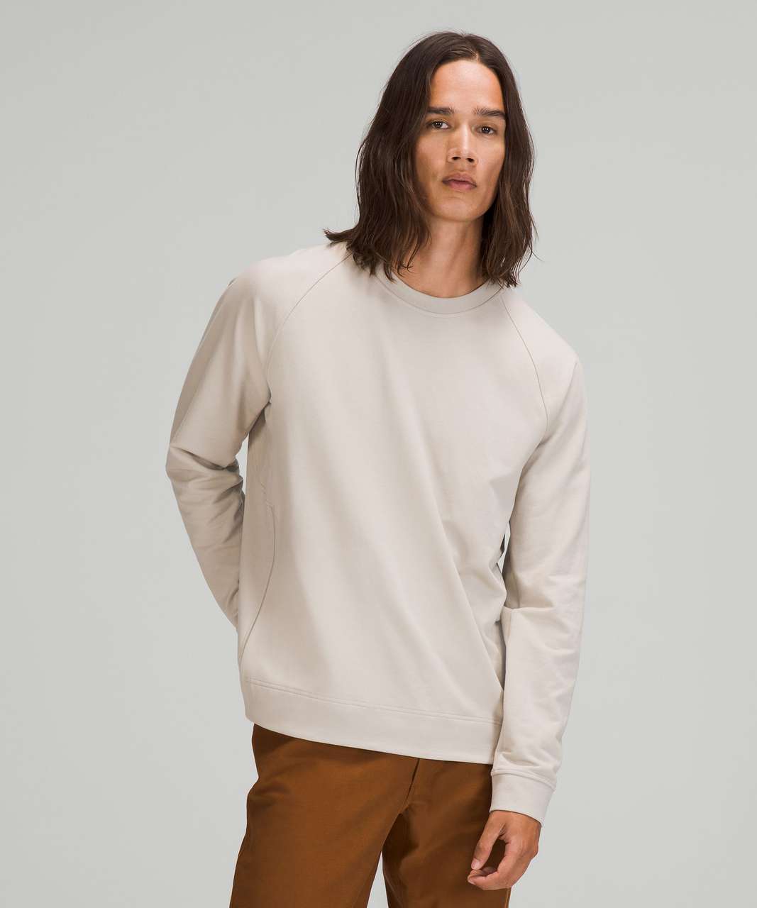 Saw this outfit on a mannequin in the store and had to have it.  Cotton-cashmere knit shorts in heathered raw linen (0) and align T-shirt in  white opal (6) : r/lululemon