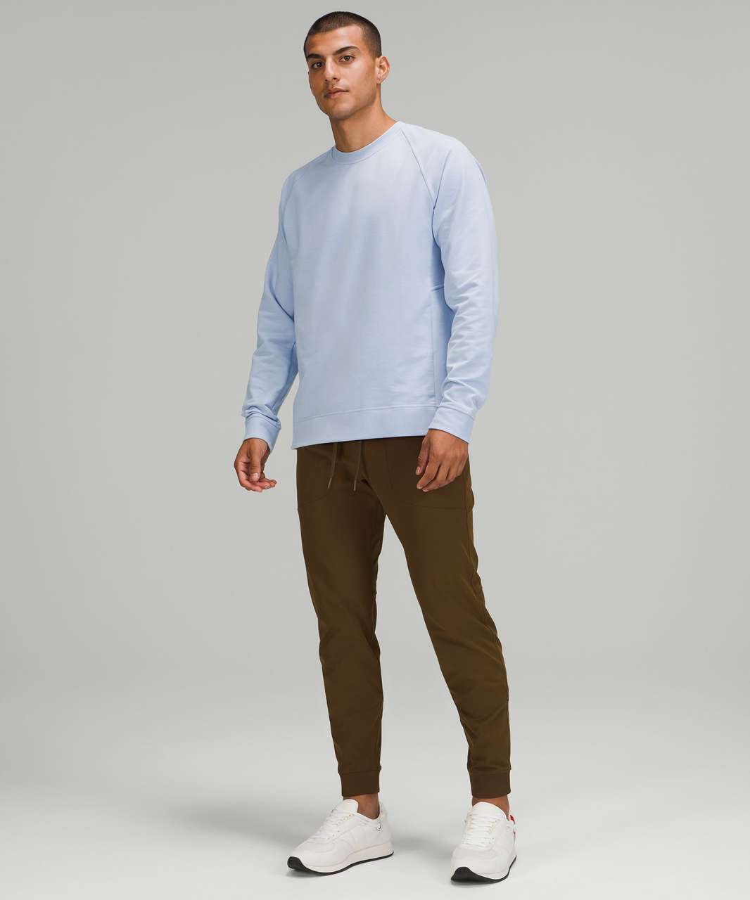 Lululemon City Sweat Crew - Blue Linen - lulu fanatics