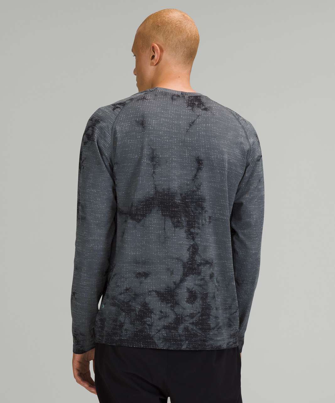 Lululemon Metal Vent Tech Long Sleeve Shirt 2.0 - Disconnect Marble Dye Anchor / Black