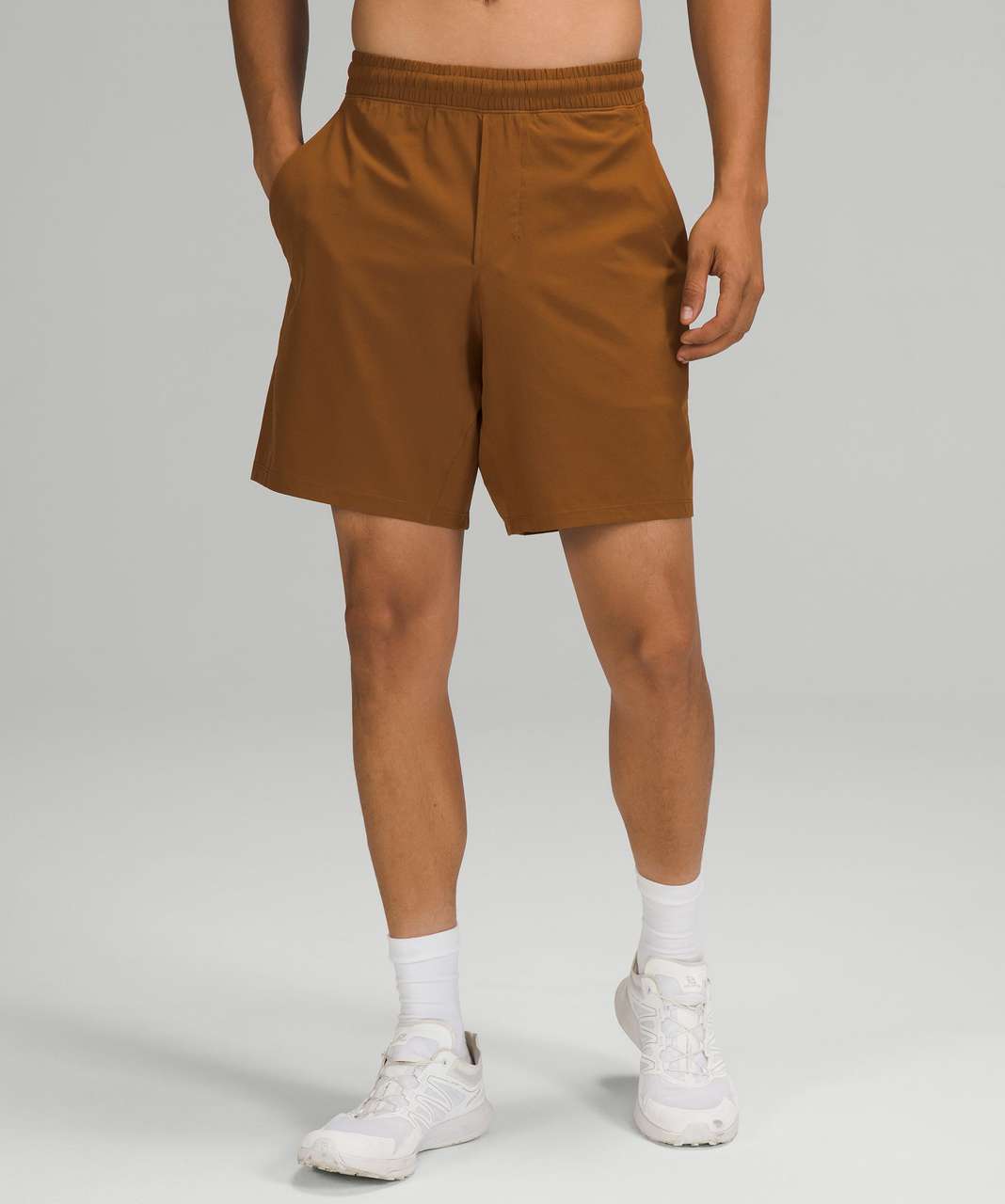 Lululemon Pace Breaker Linerless Short 7" - Copper Brown