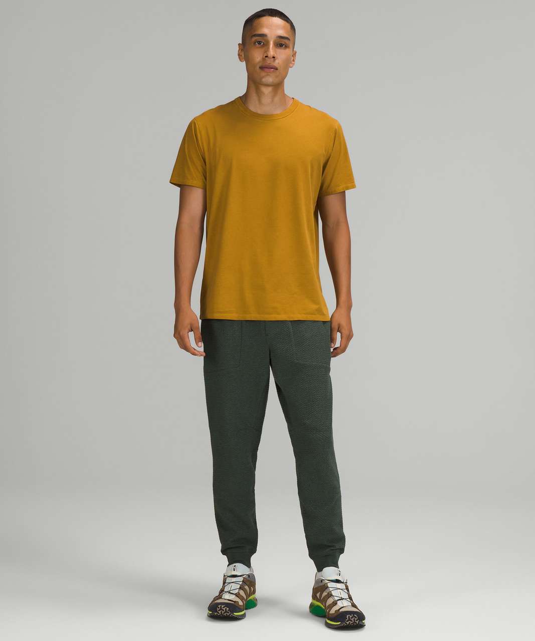 Lululemon At Ease Jogger 29" - Heathered Rainforest Green / Black