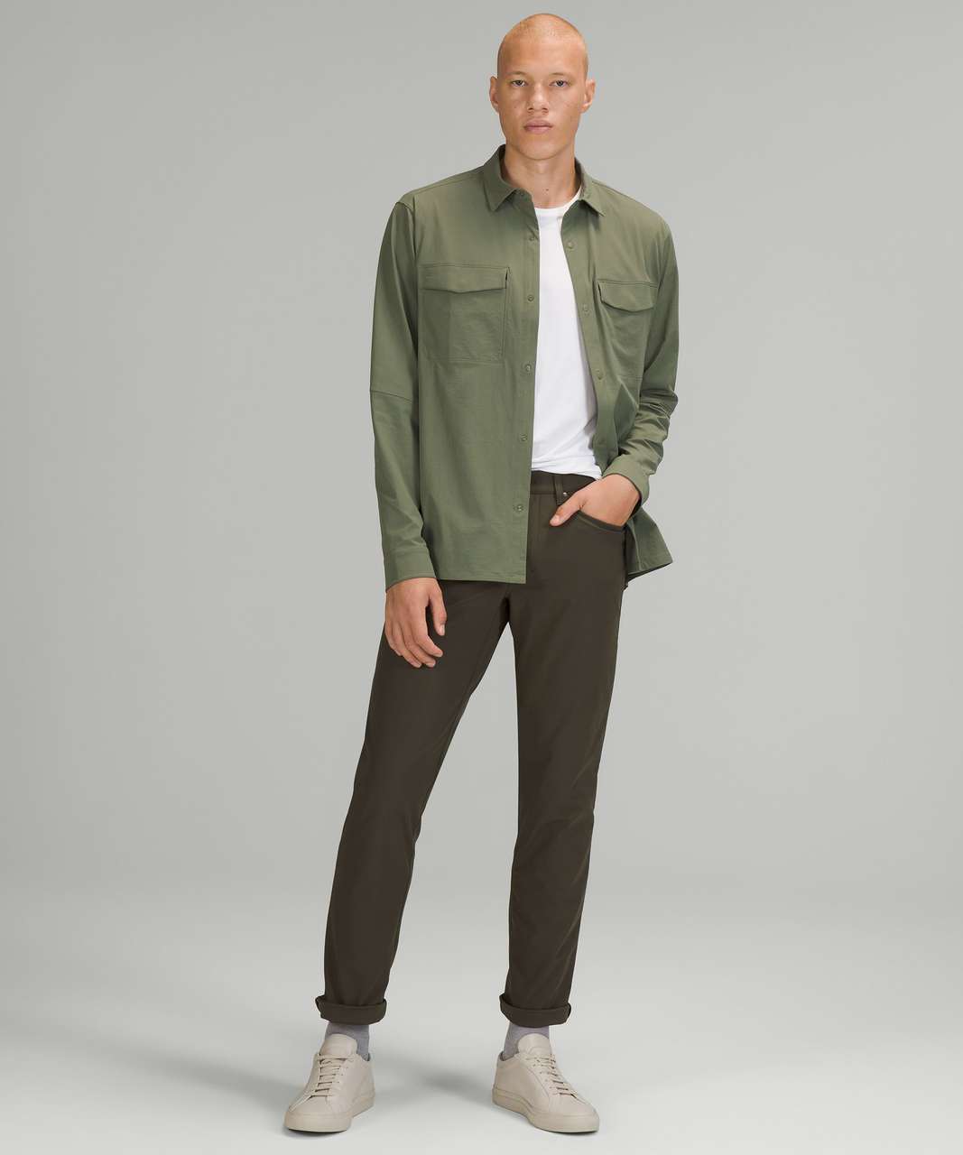 Lululemon License to Train Pant - Green Twill - lulu fanatics