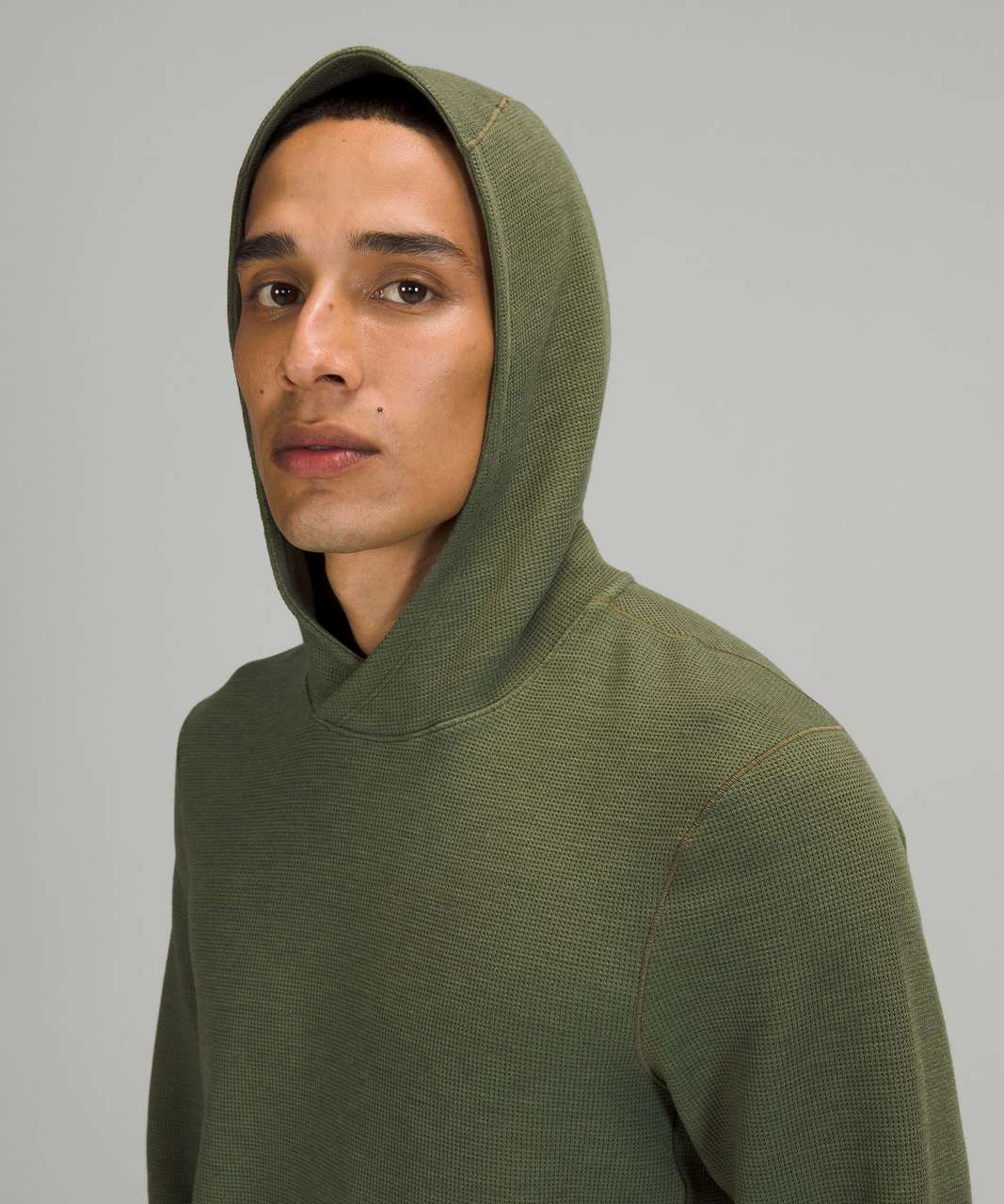 Lululemon Shift Stitch Hoodie - Dark Olive - lulu fanatics