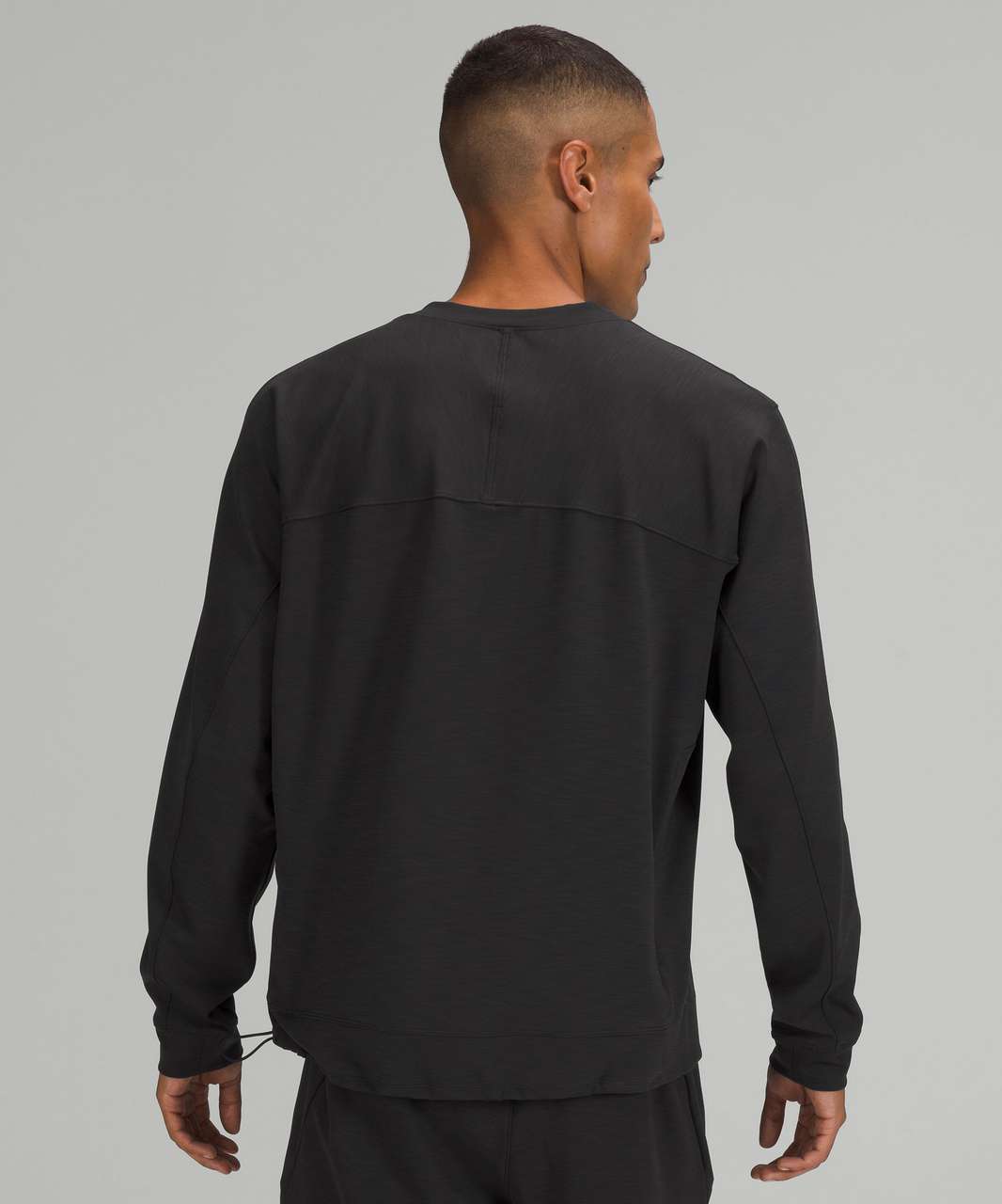 Lululemon Everlux Oversized Long Sleeve Crew - Heathered Black