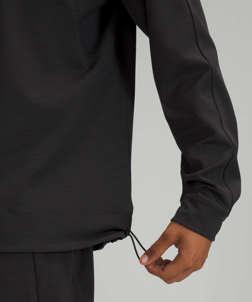 Lululemon Everlux Oversized Long Sleeve Crew - Heathered Black