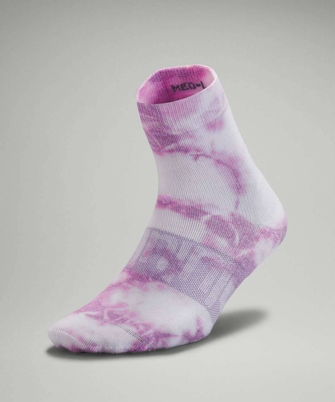 Lululemon Daily Stride Mid-Crew Tie Dye Sock - Wisteria Purple