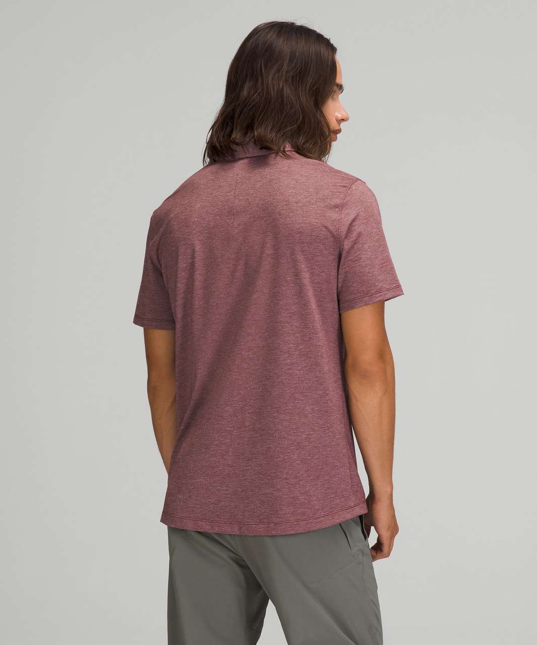 Lululemon Evolution Short Sleeve Polo Shirt In Tidal Dye Desert Sun Date  Brown