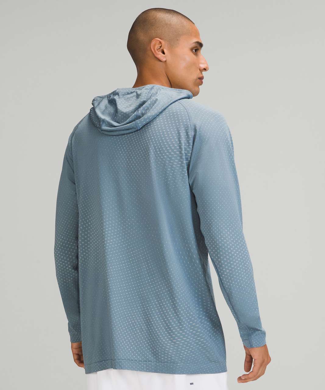 Lululemon Metal Vent Tech Hoodie 2.0 - Digital Noise White Opal / River Blue