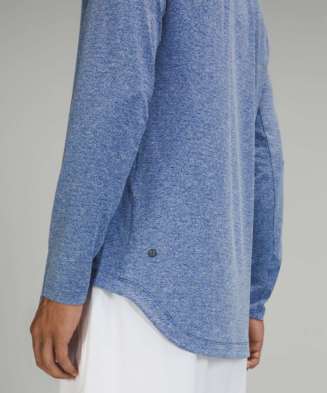 Lululemon Drysense Long Sleeve Shirt - Heathered Regatta Blue