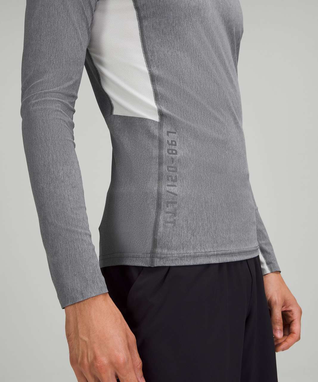 Lululemon Vital Drive Long Sleeve Shirt - Heathered Vapor