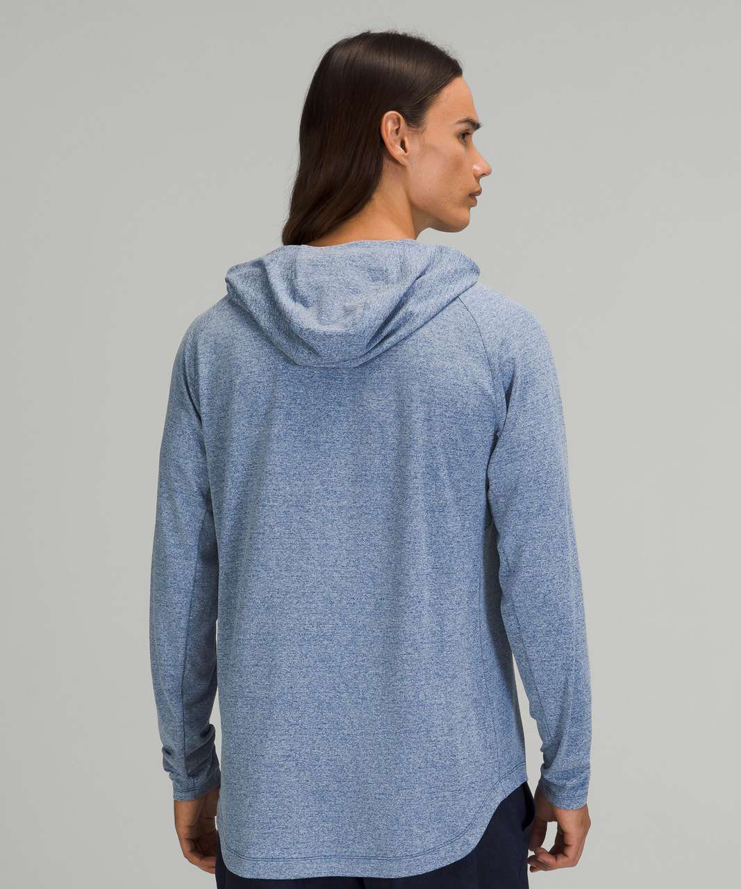 lululemon Drysense Athletic Hoodie - Heathered Chambray, Pullover Hoodies