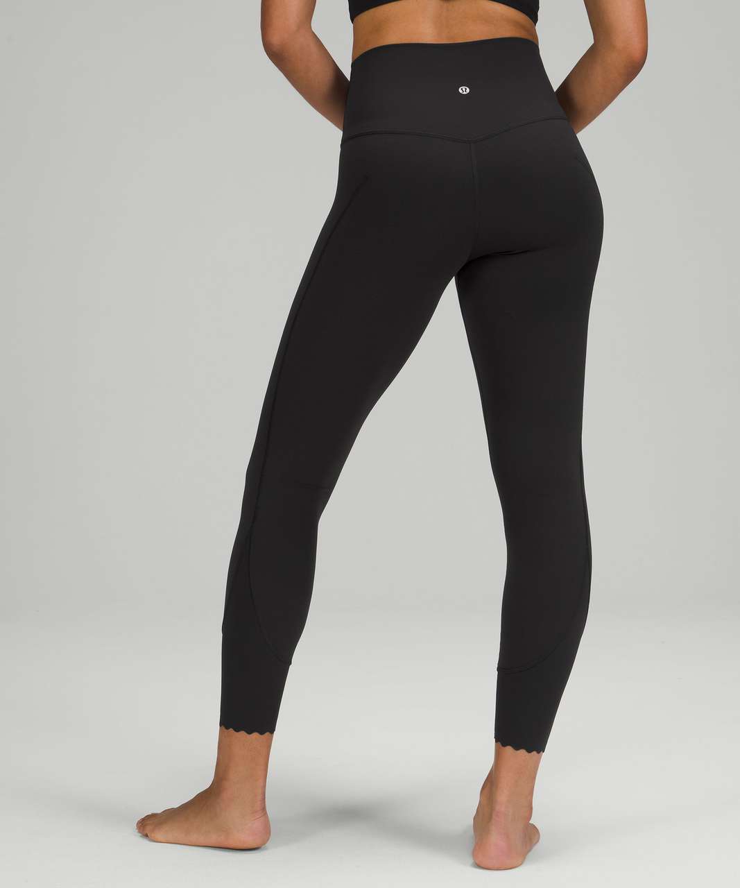 Lululemon Align Scalloped Hem High-Rise Pant 25 - Black - lulu