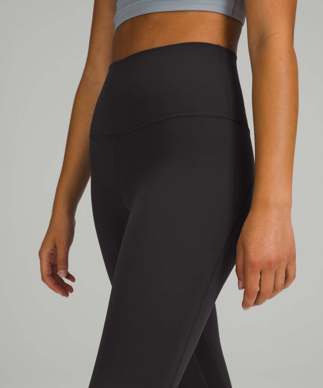 Lululemon Align Scalloped Hem High-Rise Pant 25 - Black Granite