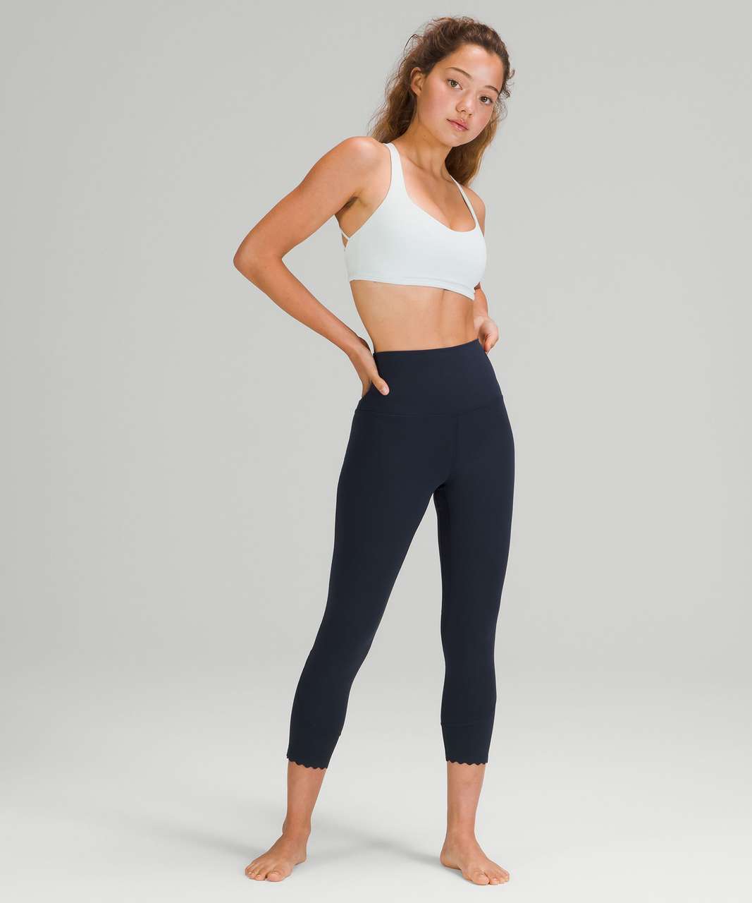 Lululemon Align Scalloped Hem High-Rise Crop 23