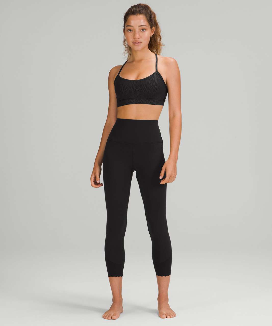 Lululemon Align Scalloped Hem High-Rise Crop 23