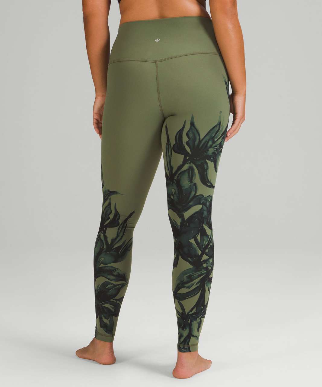 NWT Lululemon Align Pant Super HR 28 Siz 4 Le Tigre Camo Green Fern Multi  Tiger