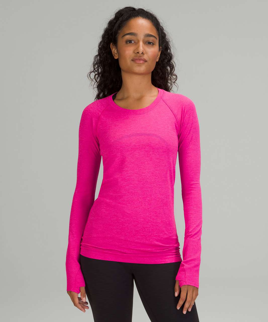 Lululemon Swiftly Tech Long Sleeve Shirt 2.0 - Pow Pink / Pow Pink